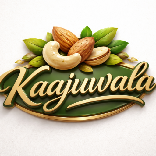 elegant kaajuwala logo with dry fruits